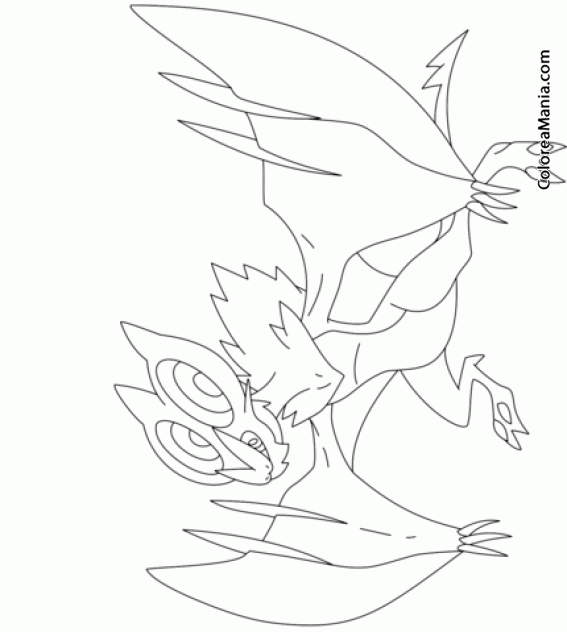 Pokemon Noivern Coloring Coloring Pages